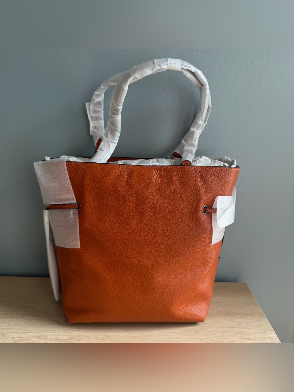 Coach Andy Crossbody Horse & Carriage Pebbled Leather Sunset - Picture 2 of 6